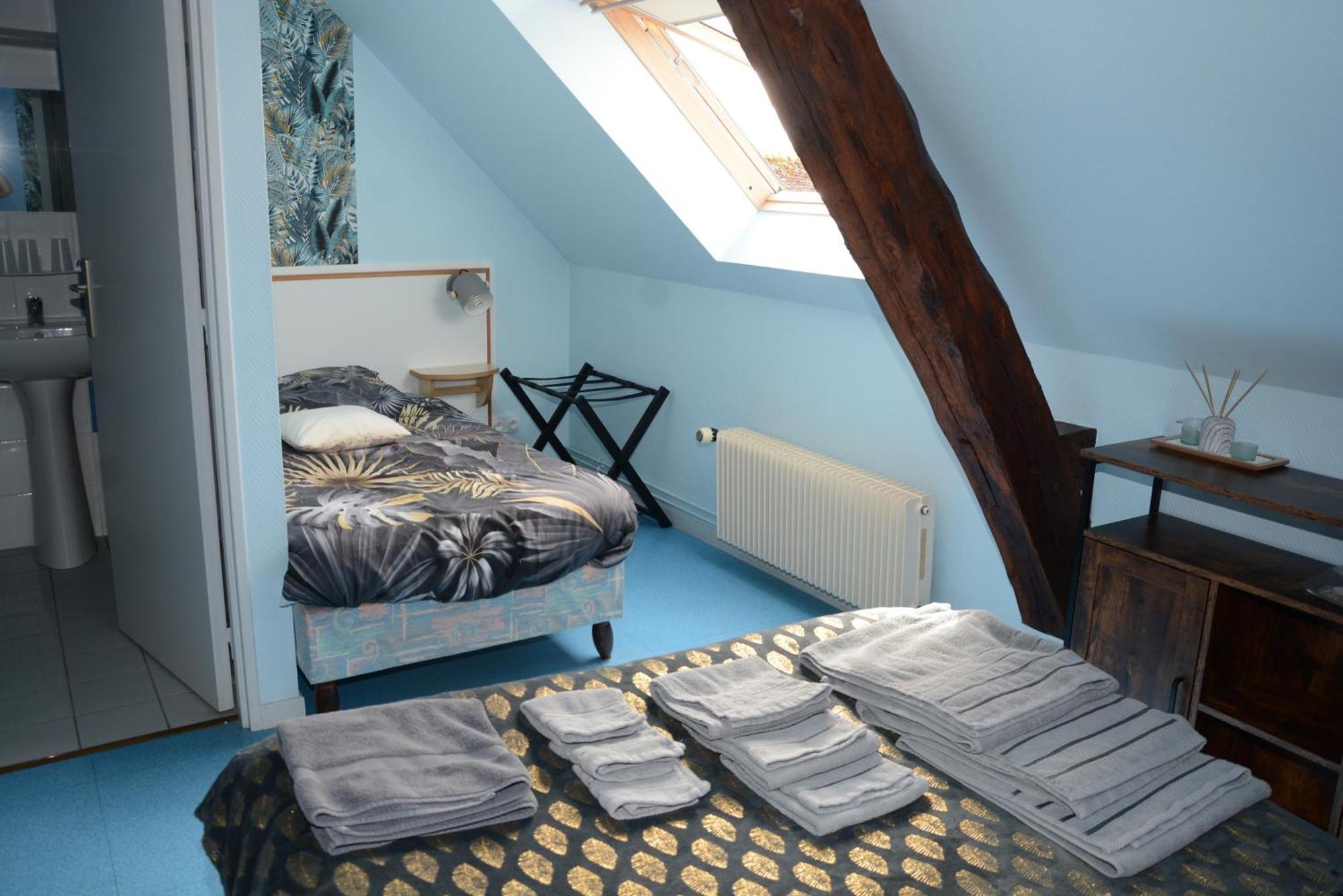 Le Perroquet Bleu Hotel La Chapelle-Blanche-Saint-Martin ภายนอก รูปภาพ